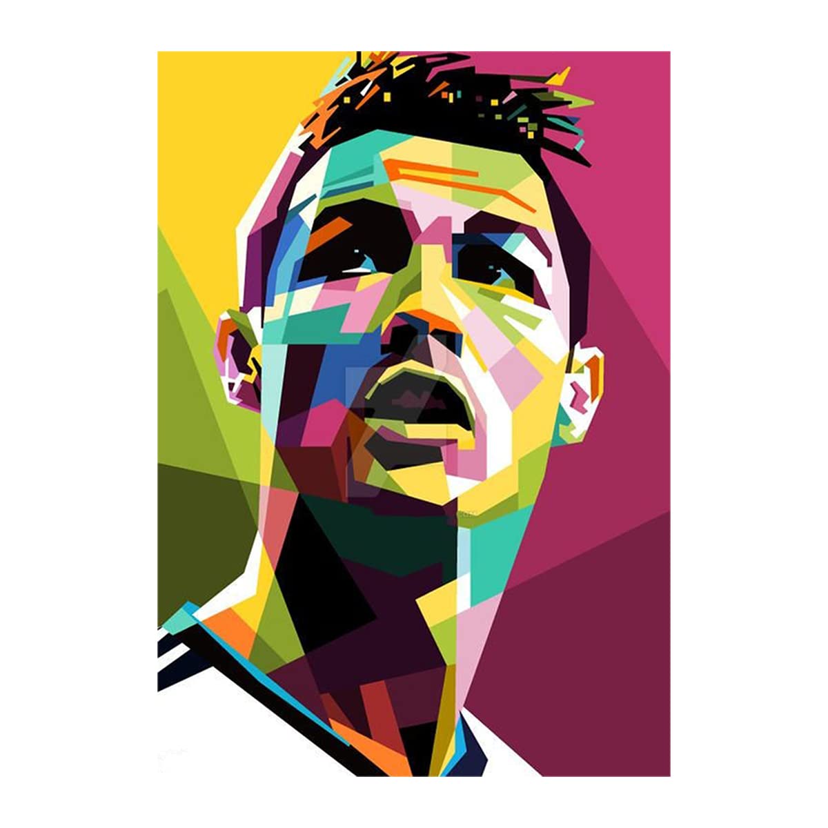 Ronaldo Wall Sticker - Ronaldo Cool Wall Poster - Ronaldo Illustration Wall Poster Sticker - Ronaldo Football Wall Poster Sticker - 300GSM - Glossy - Strong Adhesive - starxdecals (B0BWFQYFT3) Amazon Price History, Amazon Price Tracker