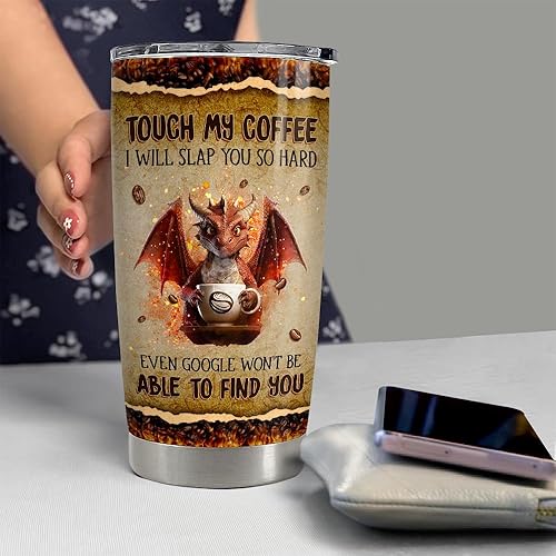 Vista 49 de SANDJEST Vaso térmico de 20 onzas con aislamiento térmico de acero inoxidable para mujer, regalo para cumpleaños, Navidad hermana