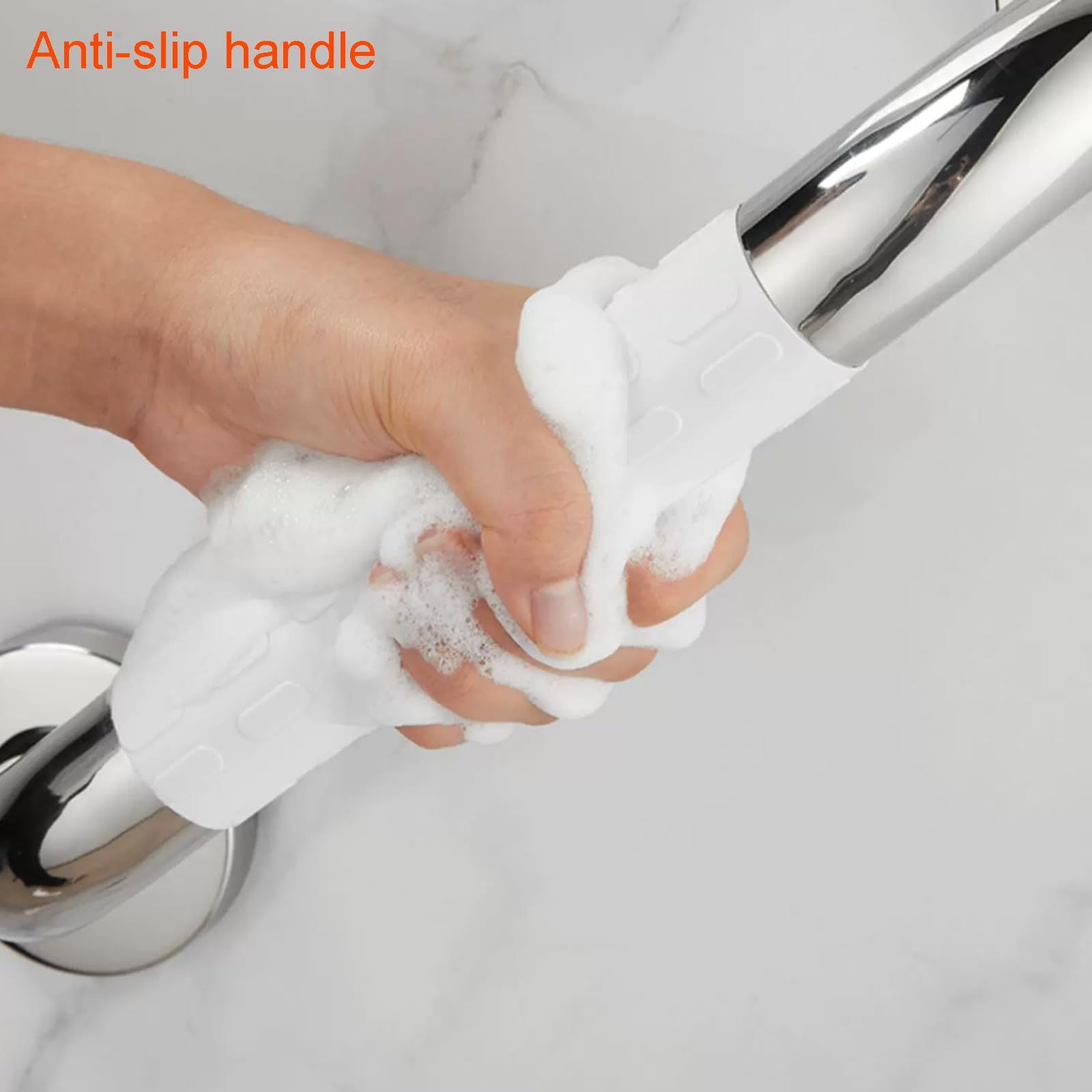 Barra De Apoyo para Ducha, Barras para Personas con Discapacidad, Asa De Asistencia para El Baño para Personas Mayores, Discapacitadas Y Embarazadas(38cm)