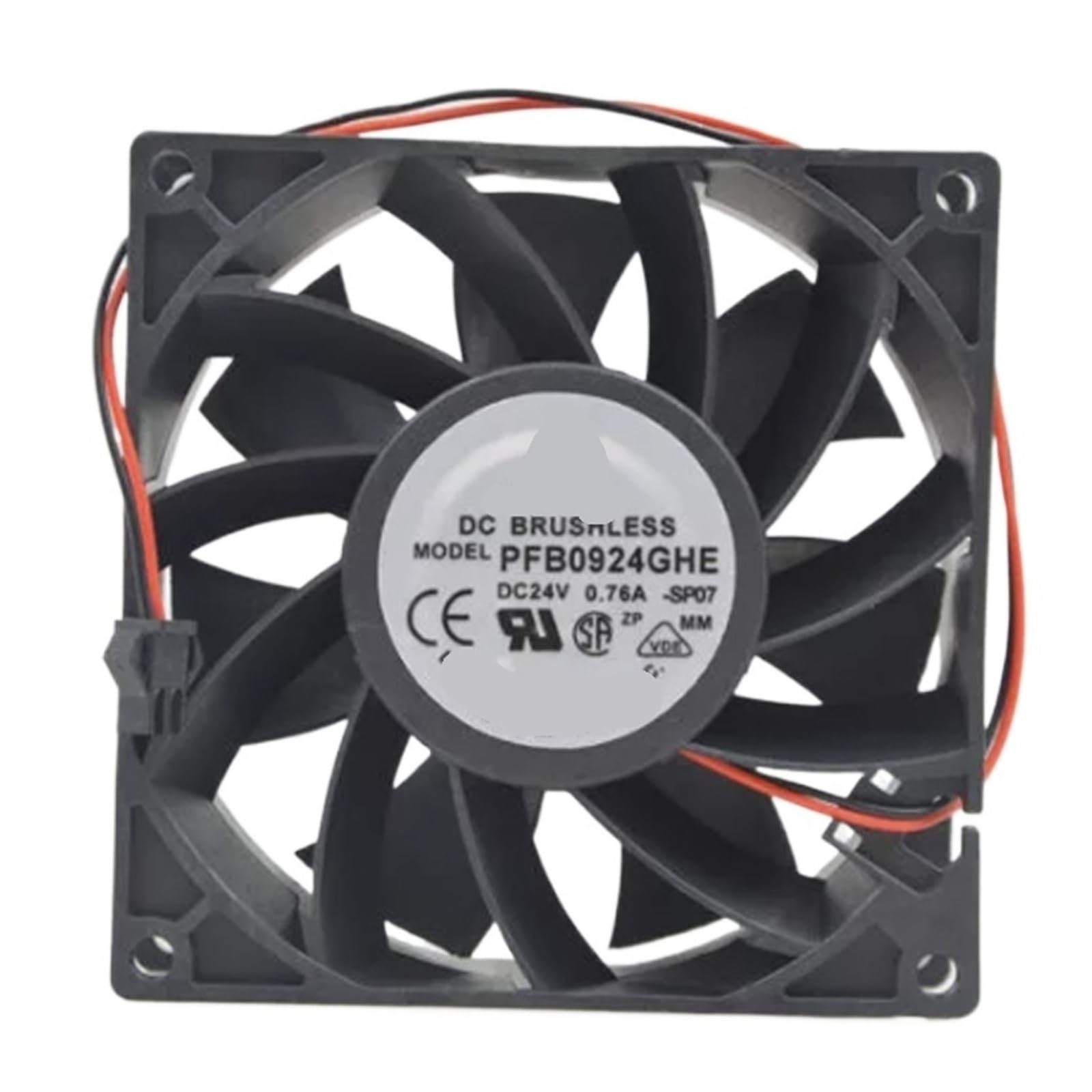 YMUGUEGH PFB0924GHE dc 24V 92mm 90mm Cooling Fan 0.76A 92X92X38mm(2wire)