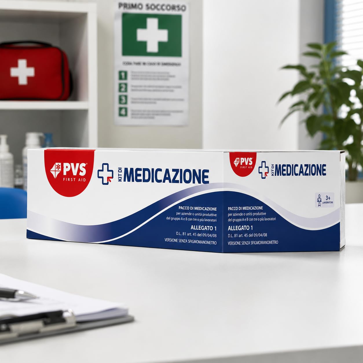 Kit Reintegro Pronto Soccorso Allegato 1 Contenuto Base | Per cassette di pronto soccorso, Pronto all'uso, Conforme al D.M. 388/2003, Ideale per aziende e ambienti professionali
