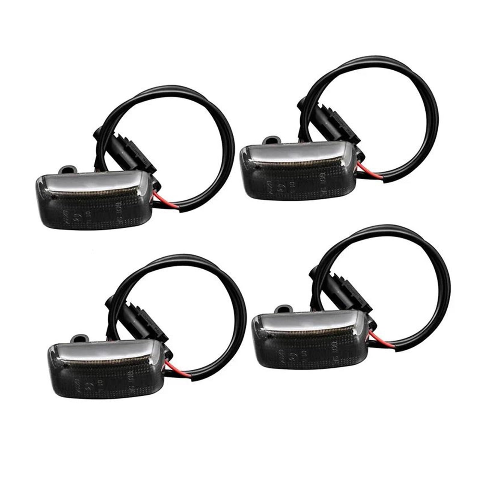 Genérico Piloto Intermitente 4 Uds Luces LED Posición Lateral Lámparas Señal Para GMC Para Sierra 2500 3500HD 2015 Intermitente Retrovisor