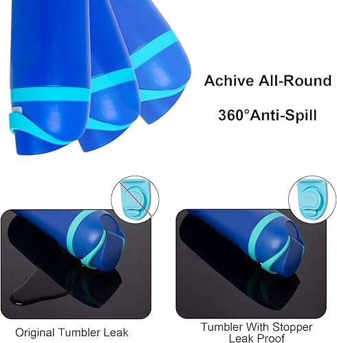 Miniatura 8 de 2 tapones de repuesto para Owala FreeSip 19243240 onzas, tapa de repuesto Owala, repuesto de boquilla de silicona Owala, tapones reemplazables para