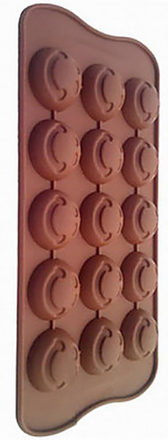 3 Pack X Smiley Face Cute Ice Cube Chocolate Soap Tray Mold Silicone Party maker