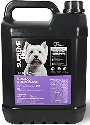 Shampoo Pet Profissional Branqueador Clareador 5l concentrado 1:10
