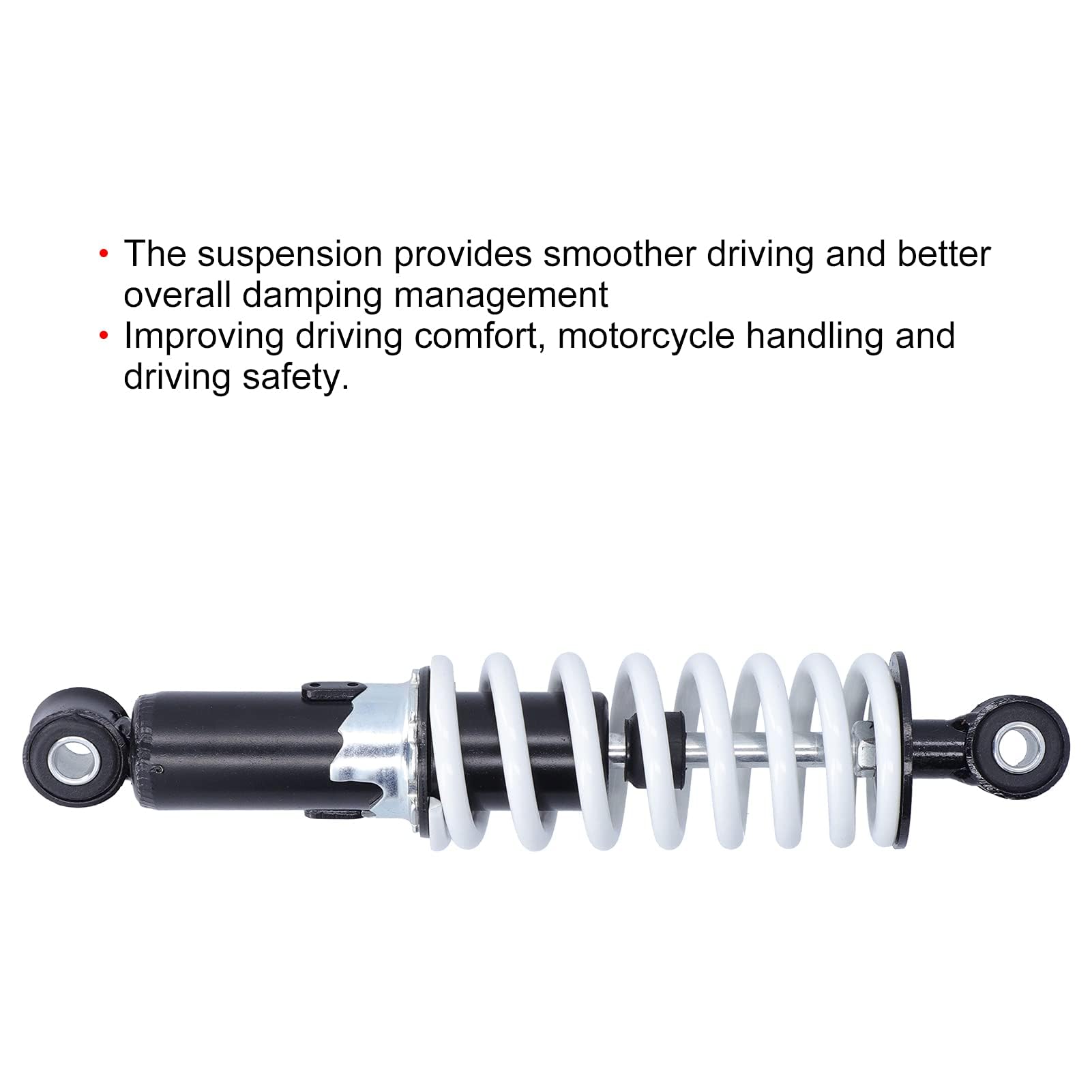 Amortiguador de Motocicleta, Amortiguador de Suspensión Universal de 250mm Resorte de Choque para 50cc 70cc 90cc 110cc Dirt Pit Bike Ciclomotor Quad (2Pcs)