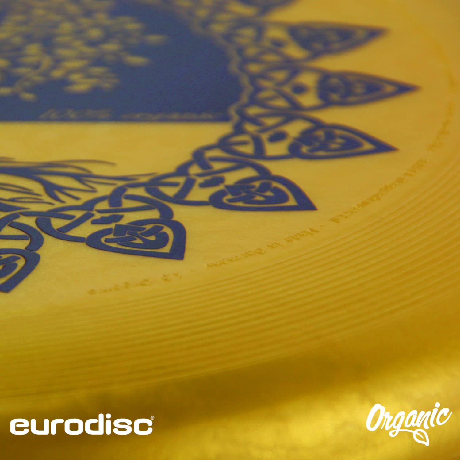 eurodisc Disco da 175 g Gold Professional Ultimate Frisbee – oltre 100 m di traiettoria stabile – Realizzato in 100% materie prime rinnovabili – motivo Tree of Life – regalo per ragazzi 8 anni