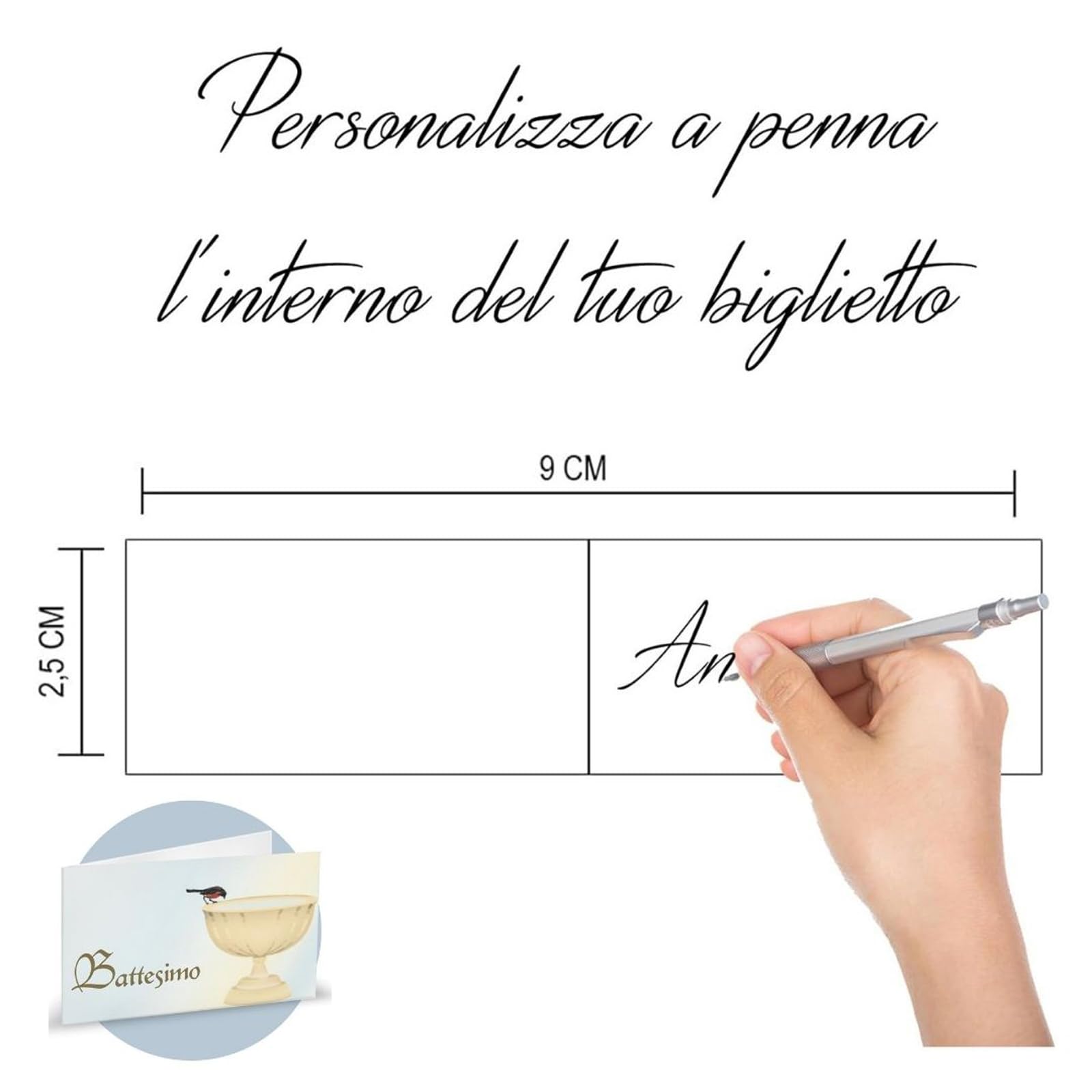 Doni Bomboniere Lot de 12 sachets de baptême en blanc avec application en or et en bois, sainte famille, sachets de dragées, cartes personnalisables, dragées, communion pour enfant