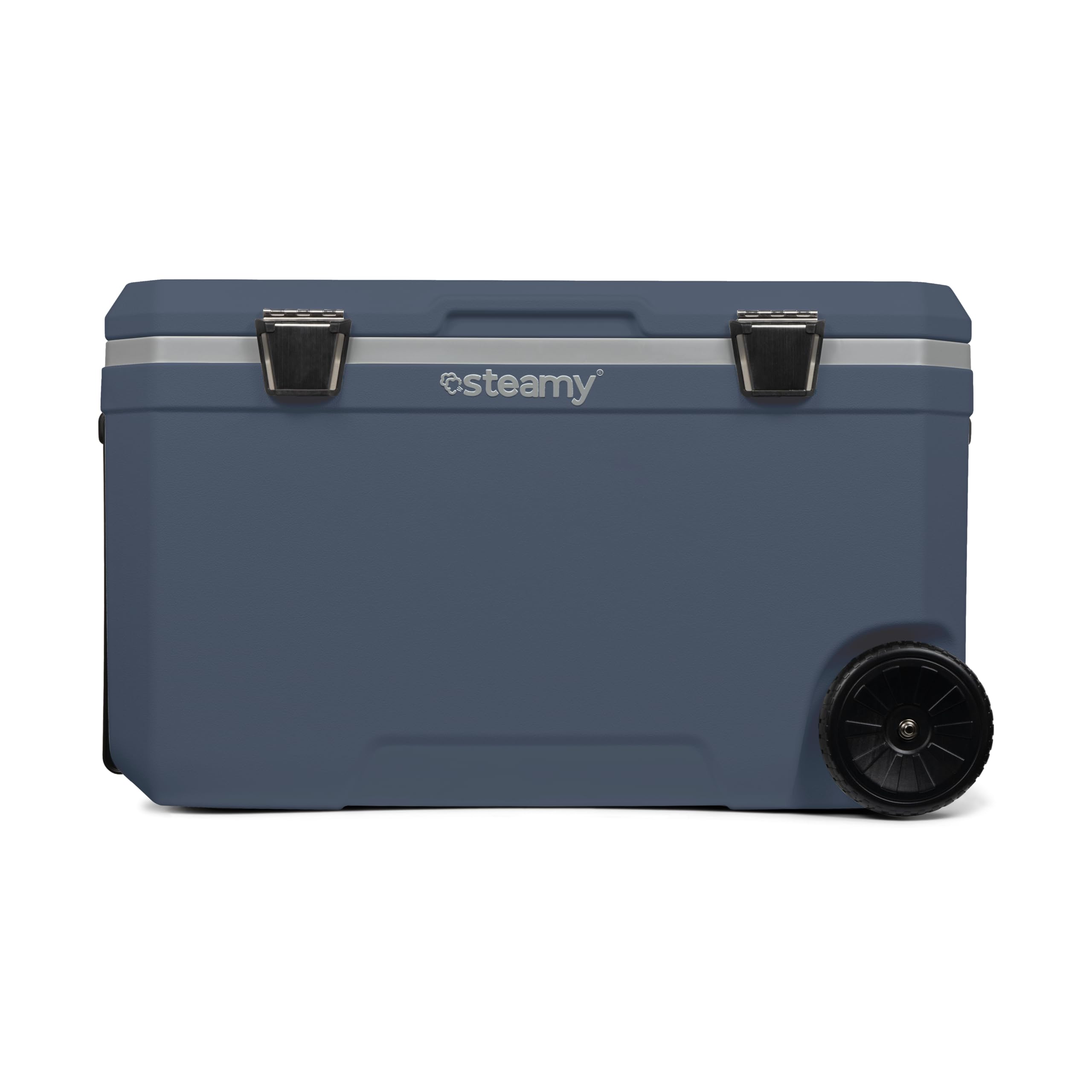 Steamy Cool 70 Frigoriferi portatile passivo con ruote, 70 Litri, Blu