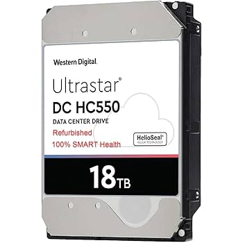 Western Digital 0F38459 DC HC550 容量18TB Amazon.com: Western Digital Ultrastar DC HC550 18 TB Hard