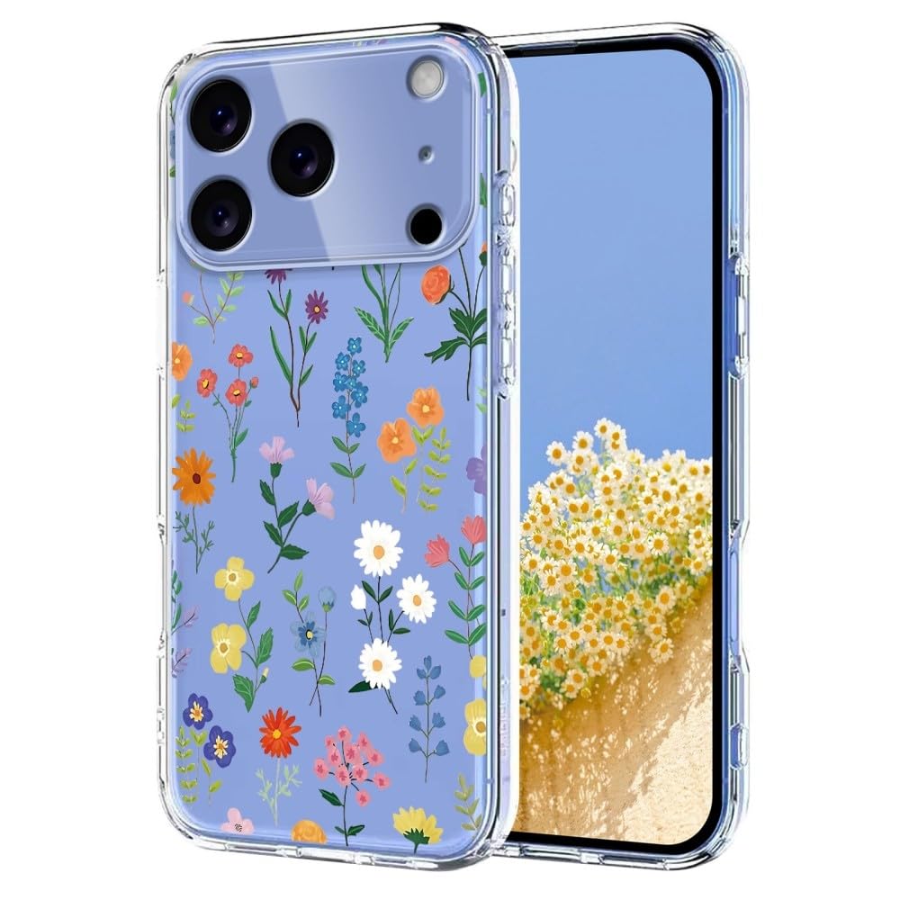 Coque silicone floral iPhone XR transparente et antichoc