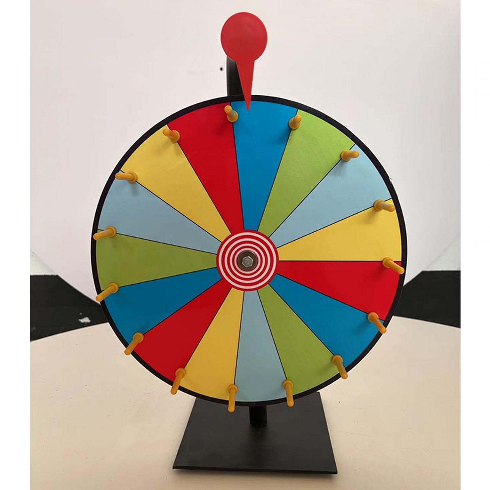 Roues de Casino à 15 Emplacements, Surface Effaçable à Sec, Roulettes pour Activités Promotionnelles, 30CM