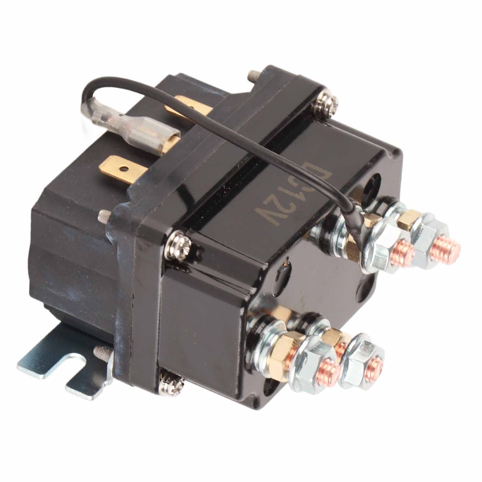 Relais Solénoïde Treuil 12V 250A - Contacteur Pour Treuils 3000-5000lbs VTT UTV SUV
