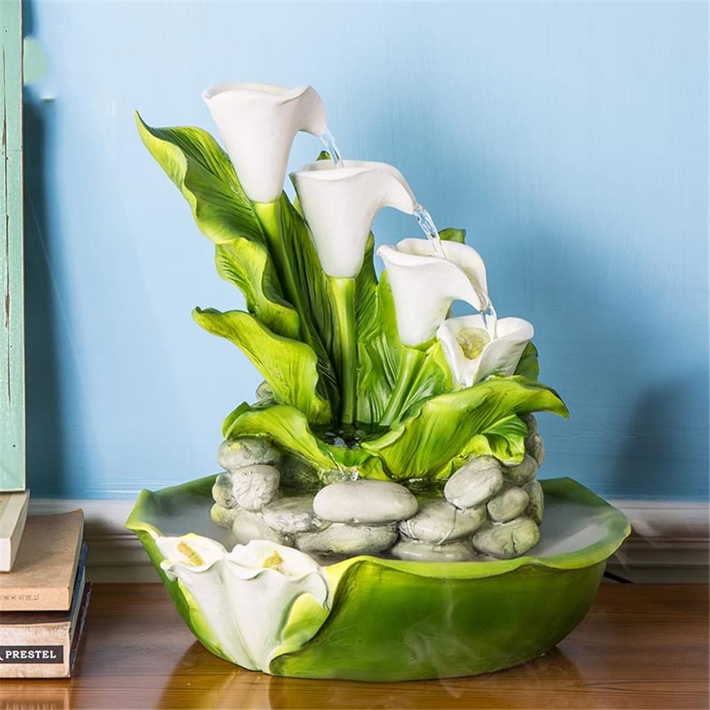 AFLHYJK Fountain Ornament Home Jewelry Crafts Decoration Entrance Humidifier Home Ornament