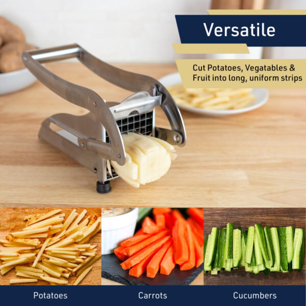 Amazon.com: French Fry Cutter - Potato Cutter with Two
