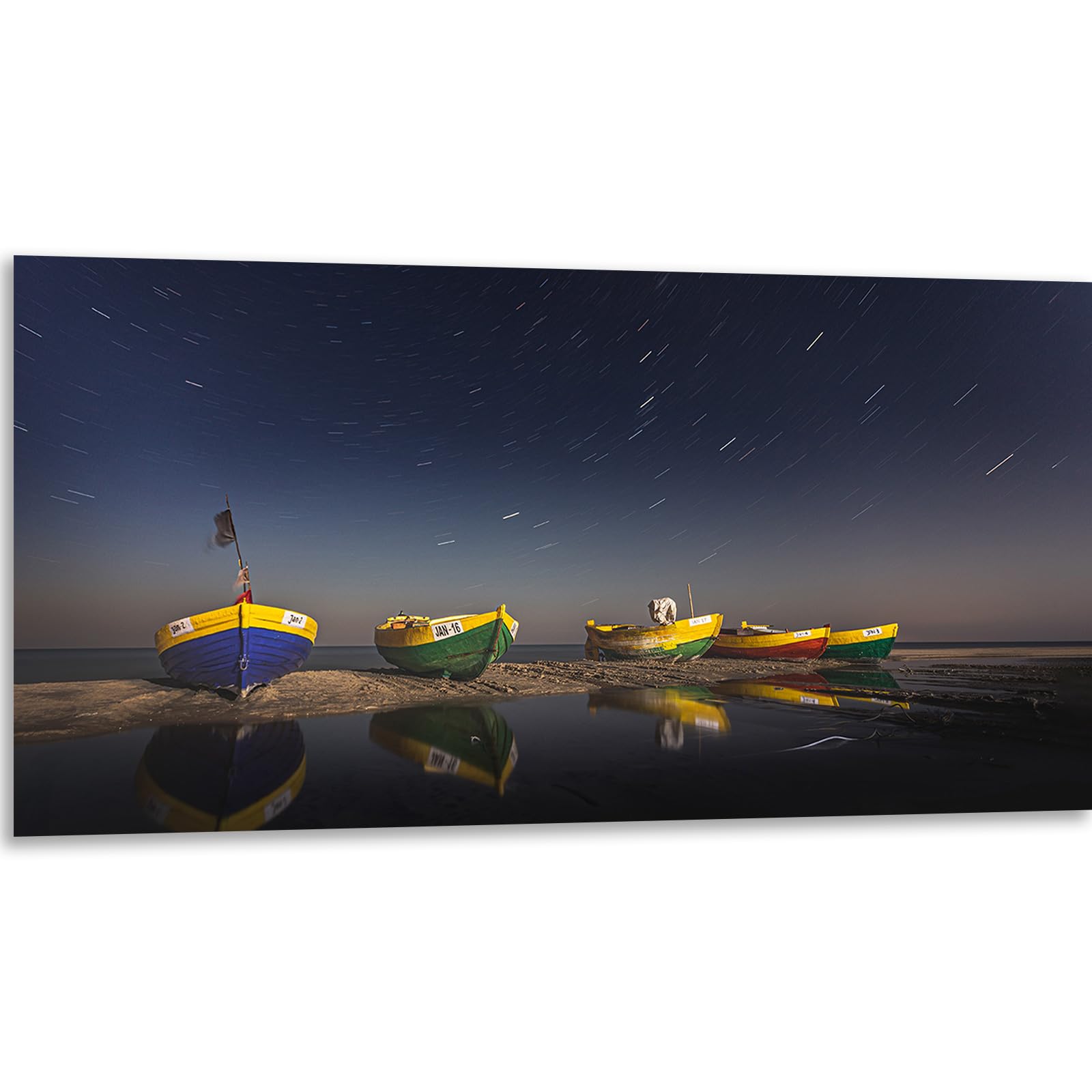 Instarry 5D Diamond Painting Grandi Dimensioni Cielo Stellato e Nave Decorazione per Casa e Pareti 120x60 cm