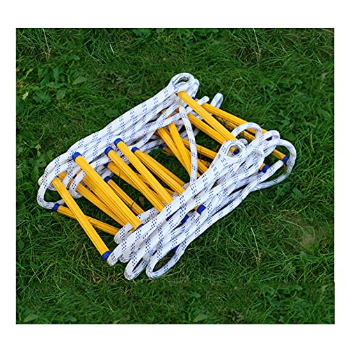 Emergency Rope Ladder for Adults, 3-Meter Fire Escape Ladder for Home Use, Soft Climbing Equipment for Safe Emergency Evacuation