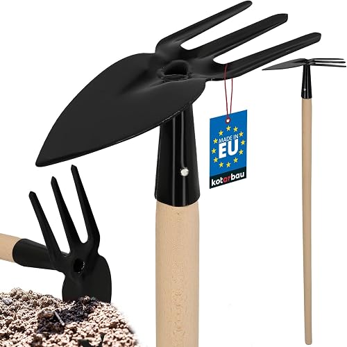 ® Binette de jardin en acier avec manche en bois KOTARBAU