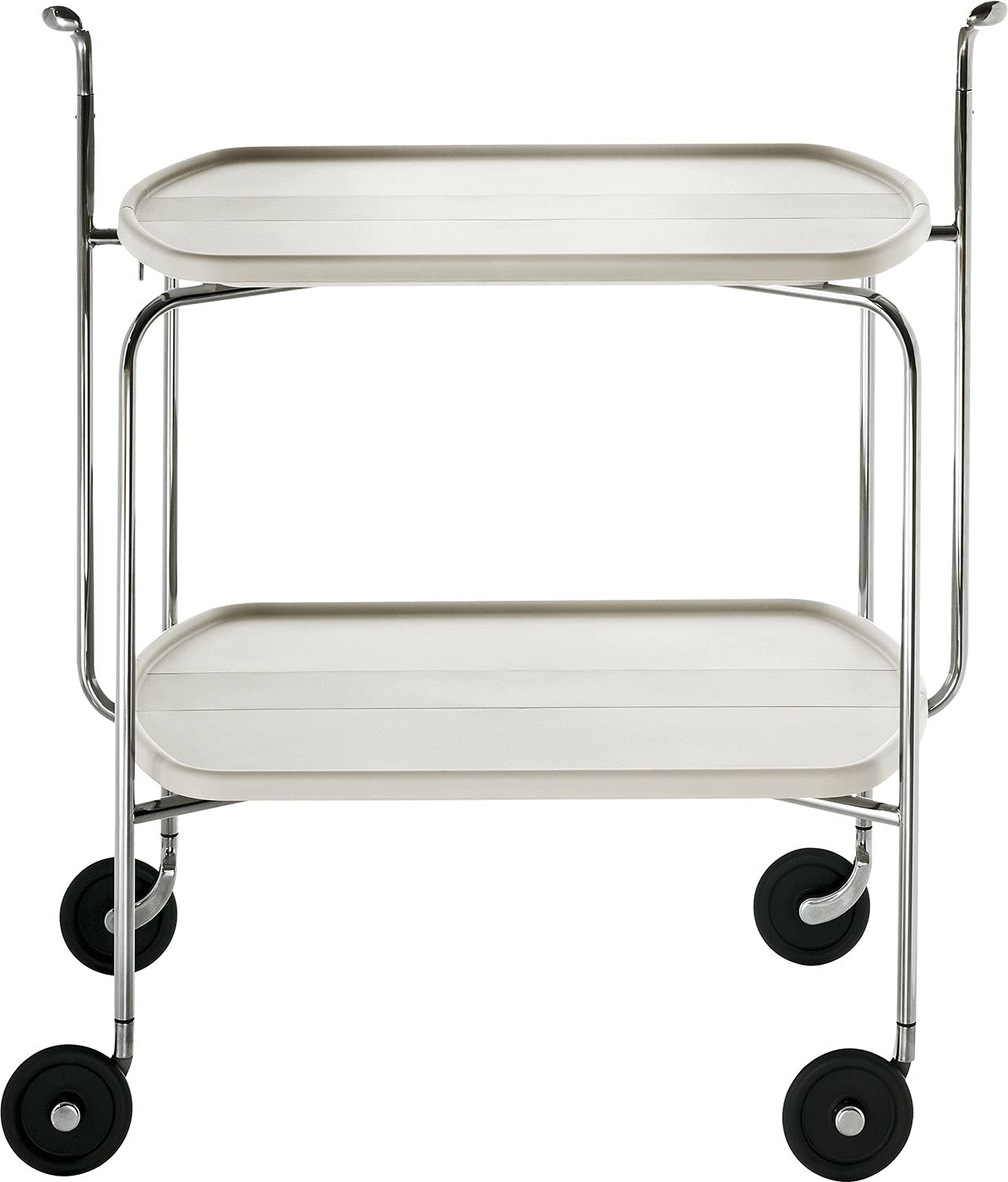 Amazon.co.jp: マジス 折畳式ワゴン トランジット ホワイト 75x45x89cm