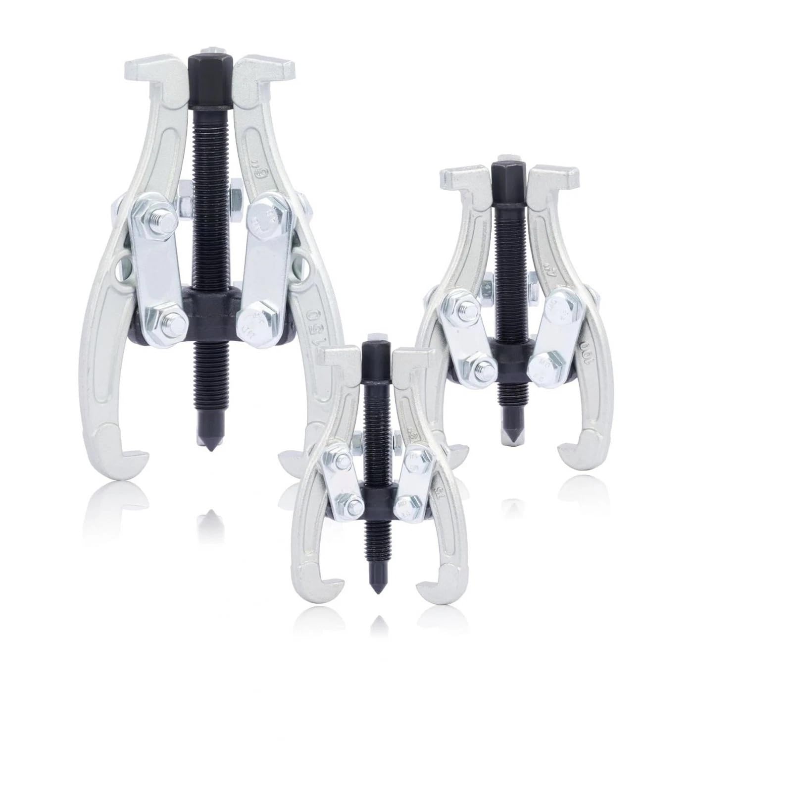 topolenashop Estrattore a 3 Ganasce Reversibili 75/100/150 mm (6") | Kit Rimozione Cuscinetti, Pulegge, Volani, Dischi Freno | Strumento Professionale per Impieghi Gravosi 02271