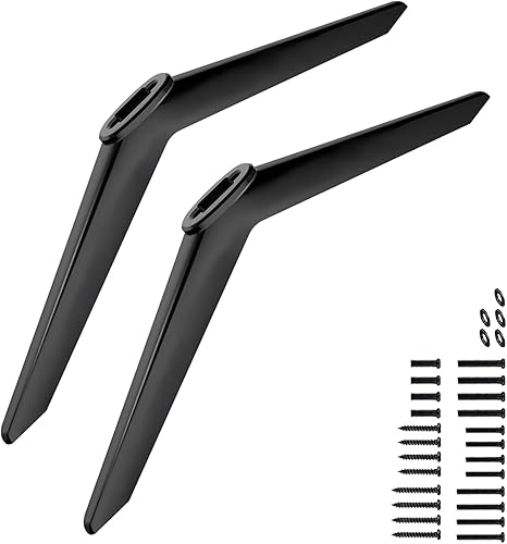 Miniatura 9 de Soporte base mejorado para TCL de 28, 32, 40, 43, 49, 50, 55, 65 pulgadas, patas de TV Roku para TCL Roku TV, patas de soporte de TV con juego de