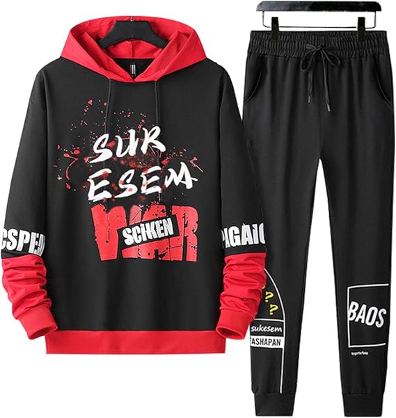Amazon Sukesem ジャージ メンズ 上下 おおきいサイズ スウェット フード付き 部屋着 パーカー ファッションウェア スポーツウェア 服 春 秋 冬 ジャージ上下セット 通販 Amazon Sukesem ジャージ メンズ 上下 おおきいサイズ スウェット フード付き 部屋着 パーカー ファッションウェア スポーツウェア 服 春 秋 冬 ジャージ上下セット 通販
