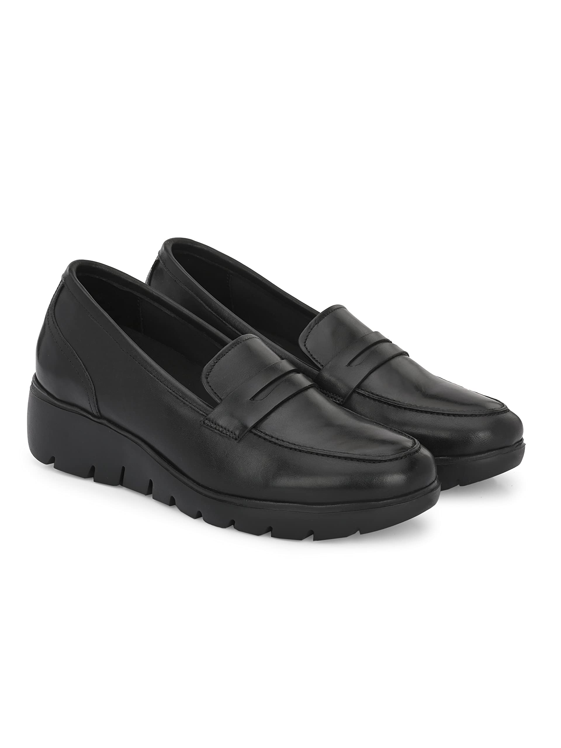Delize Leather- Black Women Leather Moccasins -37 (B0C5JS91YC) Amazon Price History, Amazon Price Tracker