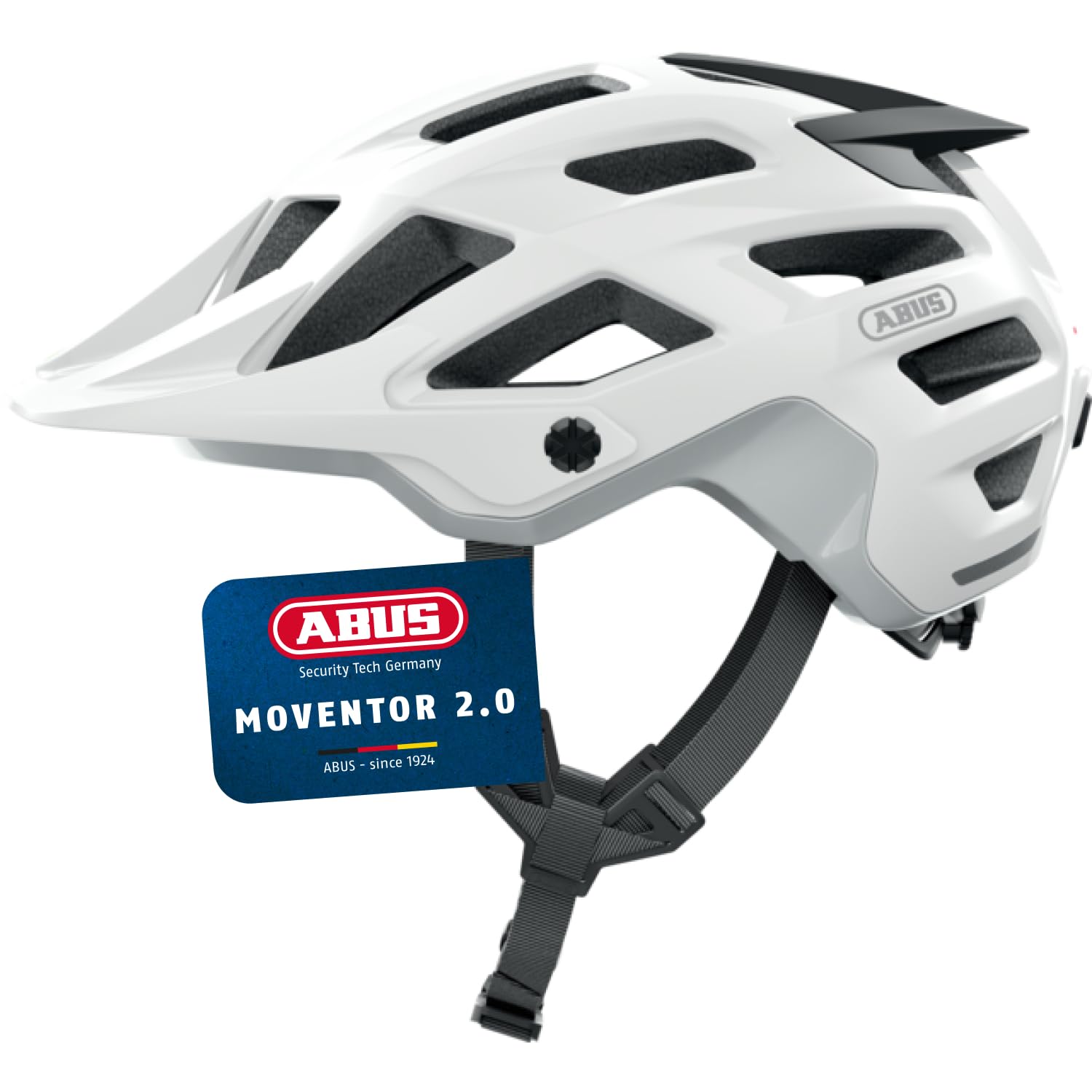 ABUS Moventor 2.0 MTB Helmet Shinny White Size Medium 54-58cm MSRP £110