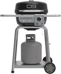 Churrasqueira a gás Charbroil Bistro Pro para pequenos espaços e pátios, preta - 25302161