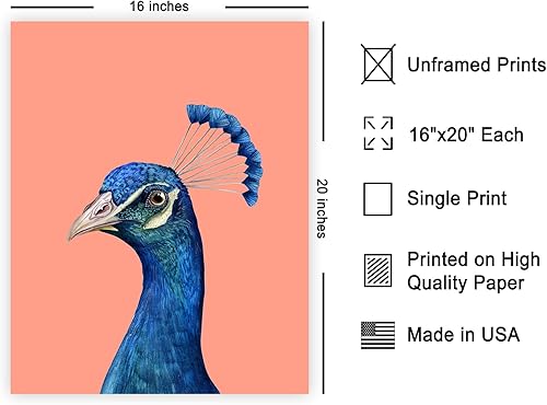 Miniatura 405 de Poster Master Póster vintage de flamenco americano, estampado retro de flamenco rosa, arte de pájaro, regalo para él, ella, amante de los animales,