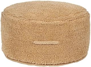 Lorena Canals - Puff Chill Honey - Miel - Cobertura: 97% algodón 3% Otras Fibras. Bolas de Relleno 100% poliestireno - Ø50...