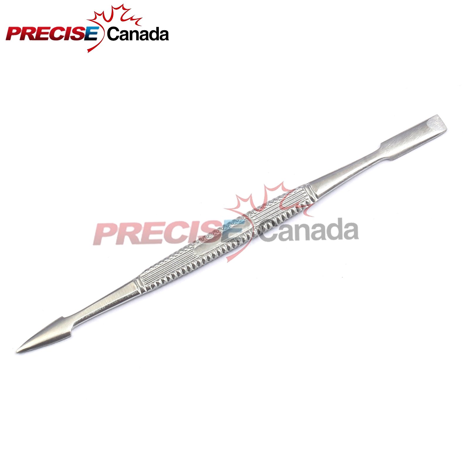PRECISE CANADA: Set of 12 Nail Cuticle Pusher Chrome Plated Stainless Steel