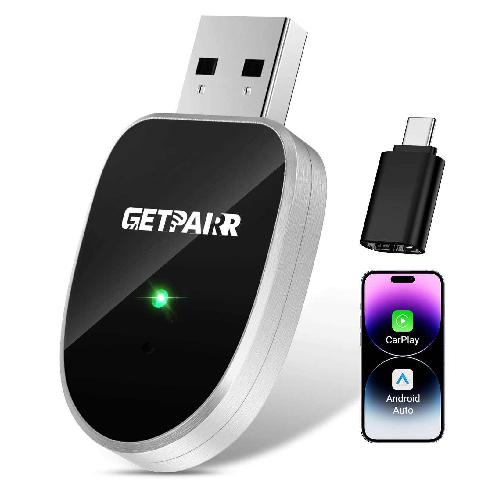 Amazon.co.jp: GETPAIRR CarPlay & Android Auto ワイヤレス
