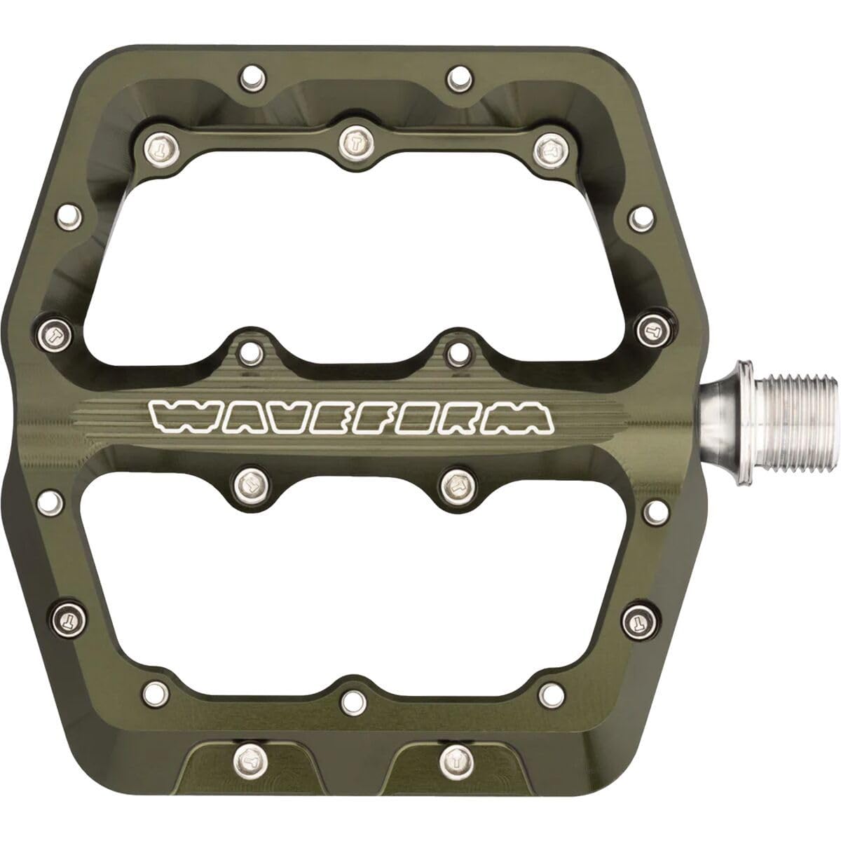 Wolf Tooth Waveform Aluminum Pedals - Small - Olive