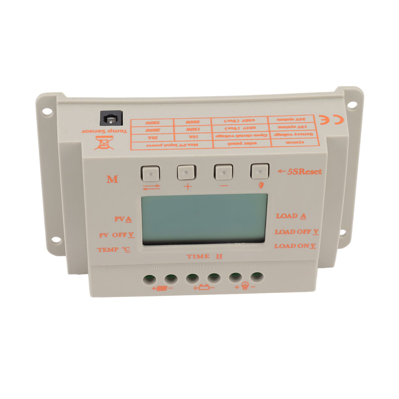 Regolatore di carica solare MPPT 12V 24V 20A Regolatore di carica automatico del pannello solare con display digitale ad alta efficienza per domestico , yacht, roulotte