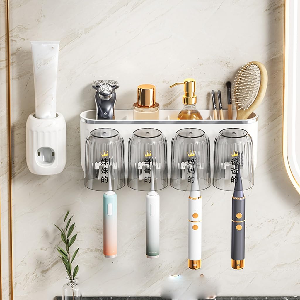 Estante para Cepillos de Dientes Porta spazzolini Porta spazzolini Porta spazzolini Porta collutorio Porta dentifricio a Parete Porta Pettine Porta dentifricio Appeso a Parete