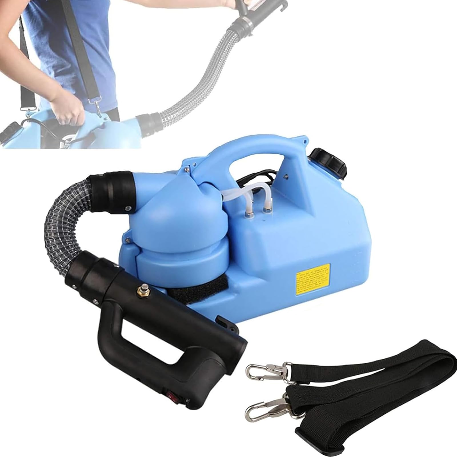 Przenośny Opryskiwacz 7l, Elektryczny Opryskiwacz Ulv, Maszyna Do Zimnej Mgły 1200w, Wydajność Oprysku 450 Ml/min, Odległość Oprysku 6-8 Metrów, Do Miejsc Publicznych/ogrodu/przemysłowa