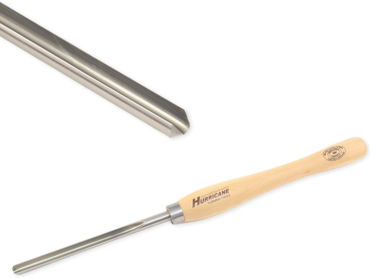 Hurricane Turning Tools, HTT-242W, M2 HSS, 5/8" Bowl Gouge (1/2" Flute) for Woodturning