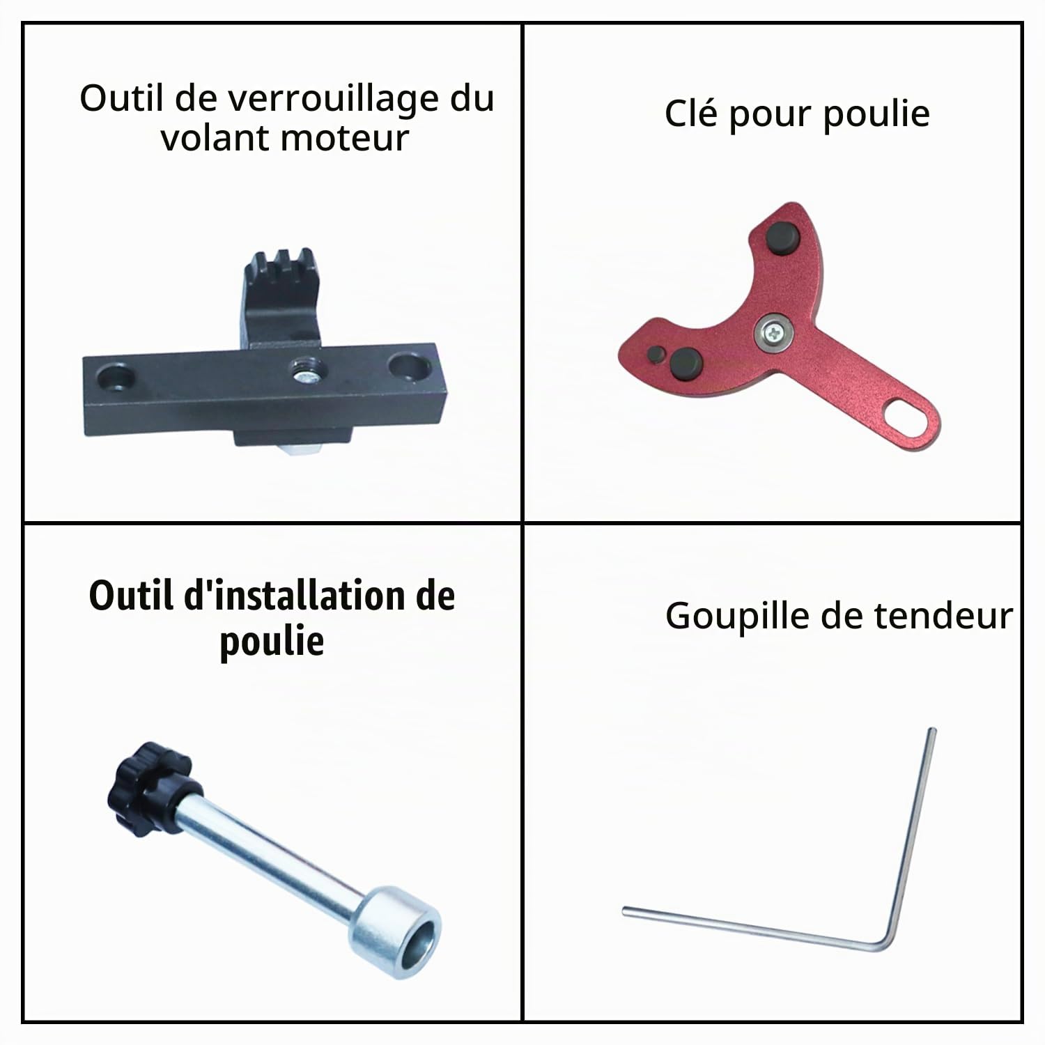 DPTOOL Outils de Calage d'arbre à cames Alignement de Came et de Vilebrequin Compatible avec Ford Volvo 1.5T 1.6T 2.0T Jaguar Land Rover Evoque 2.0T