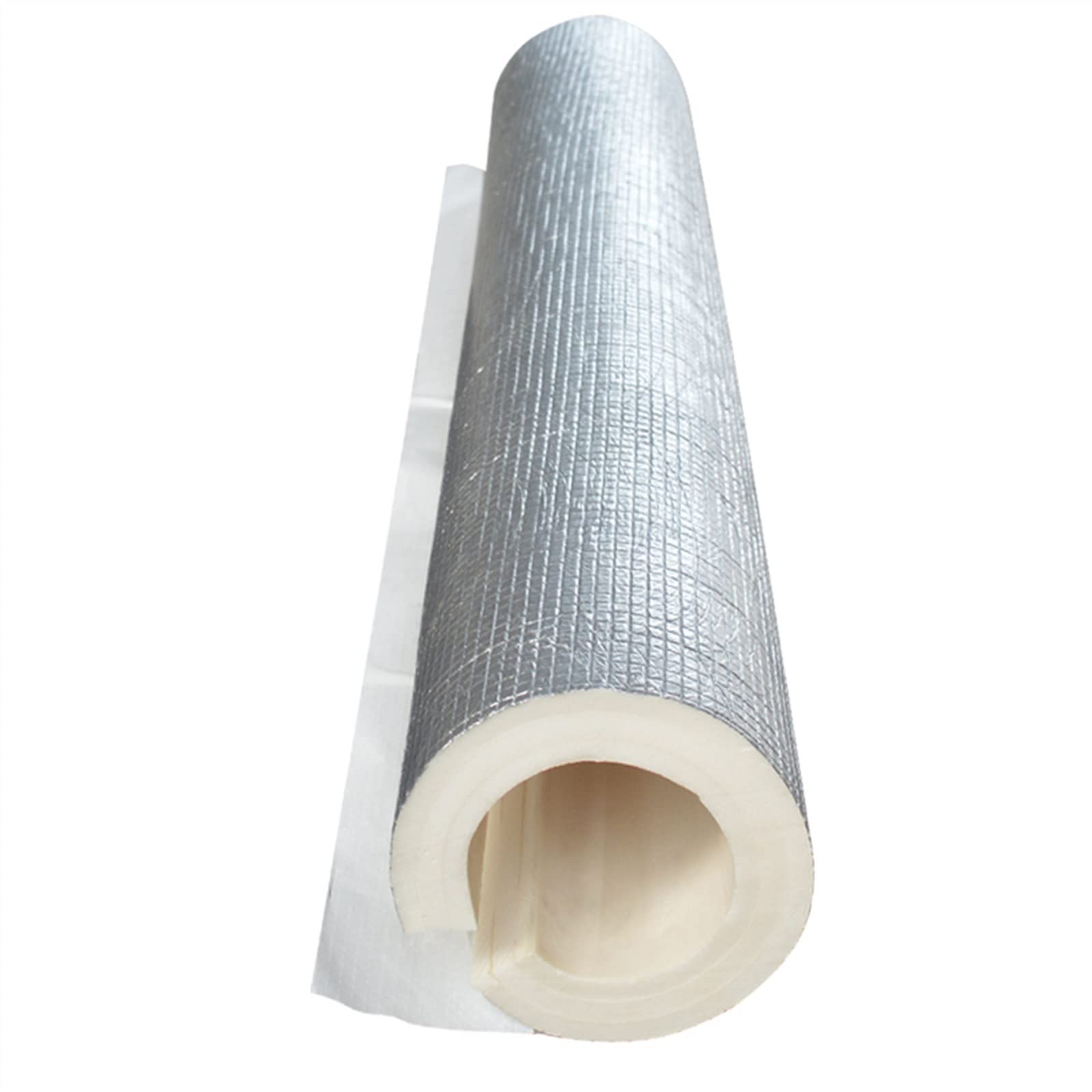 Coquilla Aislante De Papel De Aluminio Autoadhesivo, Aislamiento Térmico para Aire Acondicionado, 30 Mm De Espesor, Tubería De Espuma De Polietileno, Fácil De Instalar (Size : 165mm/6.49in)