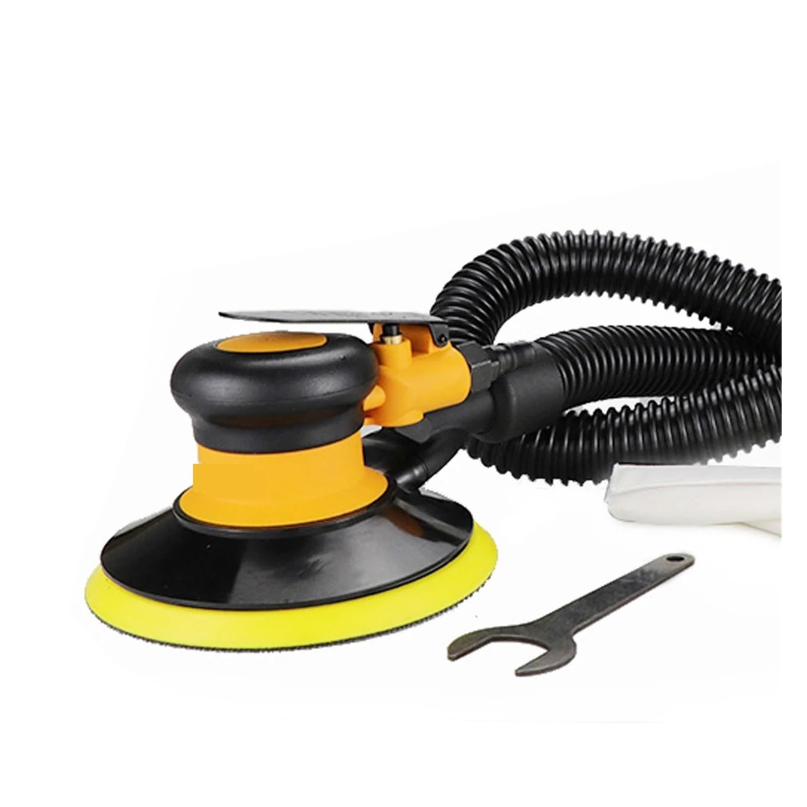 LIJADORA Orbital neumática de 5 pulgadas/6 pulgadas, pulidora de aire de 125mm/150mm, máquina rectificadora excéntrica de 5mm con aspiradora de aire en varias superficies(5inch no Vacuum)