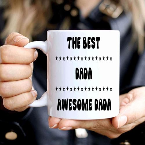 Miniatura 5 de Funny Gift Father-in-law - Fun Humorous Dada Galaxy Gift Idea for Father's Day - Natural 11 Oz White Ceramic Coffee Mug