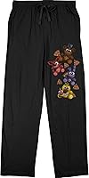 Vista 1 de Five Nights at Freddy's Videojuego para hombre, mini personajes y pizza, color negro