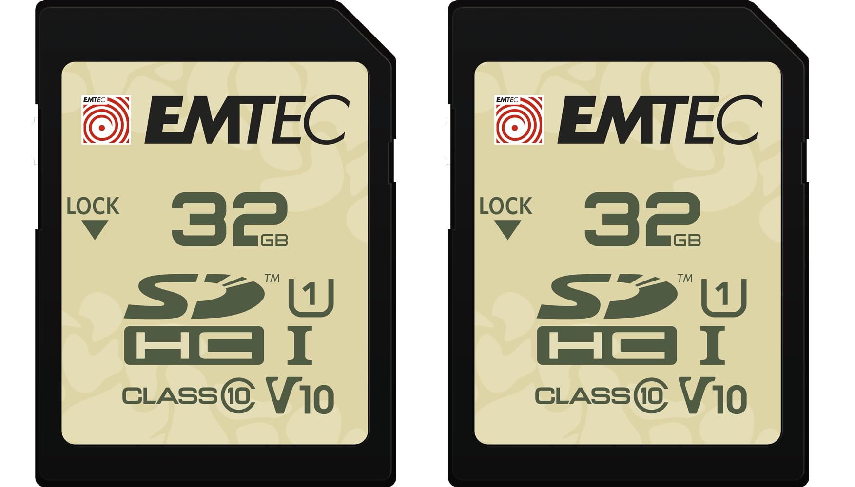 EMTEC - 2X Cartes Mémoires SD UHS-​I U3 V30 Outdoor ECMSD32GHC10ORP2 - Résistance à l'Eau IPX7, pour Caméra Extérieure, Drône - Vidéo Full HD, 4K UHD - 32Go/​GB