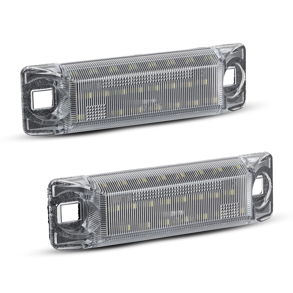 2 Stück LKW-Ladeflächen-Frachtlicht, eingebaut in Canbus-Auto, weiße Kofferraumlampe mit Draht, optional for Dodge RAM 1500 2500 2016–2018(The light)