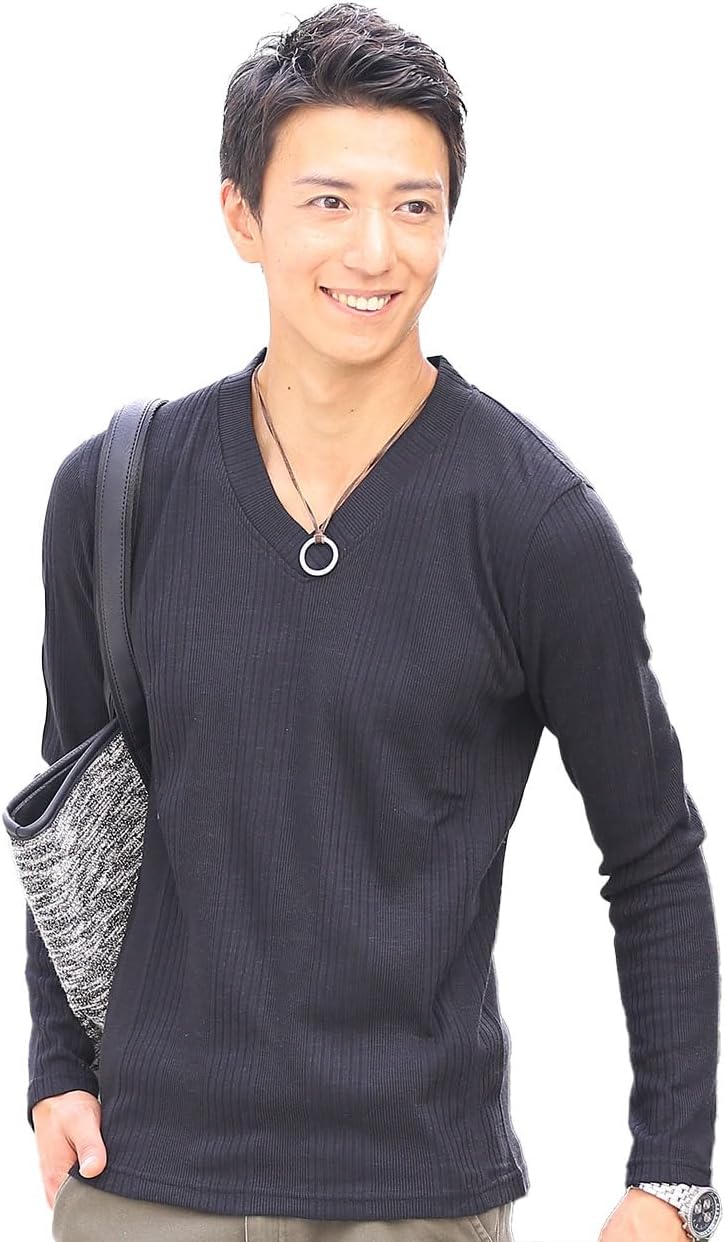 LGB Vネック長袖カットソー エムケーミッシェルクラン オム MK MICHEL KLEIN HOMME 【WFP】V