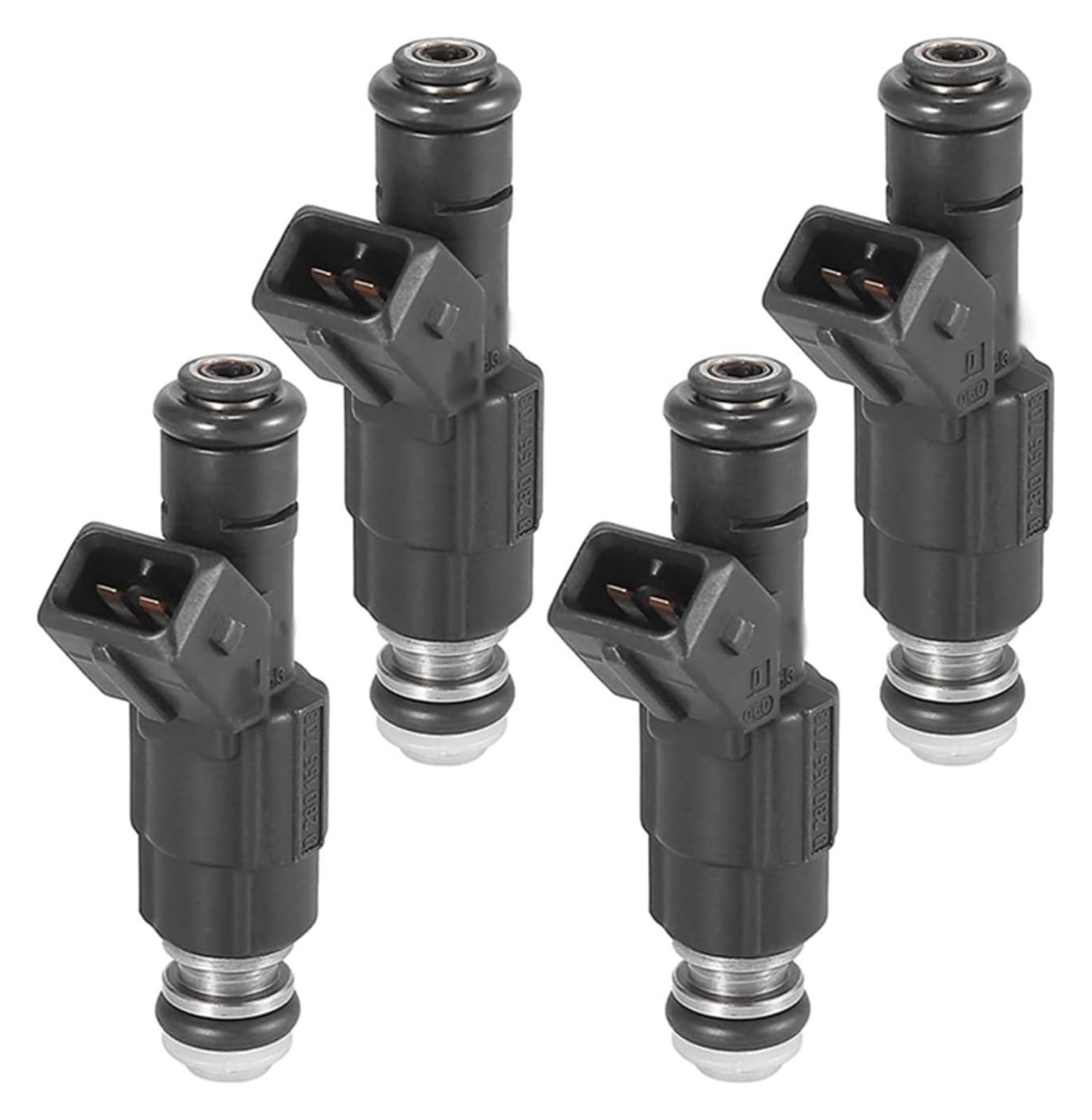 Qwqwfa One Color Petrol Fuel Injector For Wrangler For Cherokee 4.0L Fuel Injector Set Of Upgrade 4-Hole Injectors Nozzle 0280155703