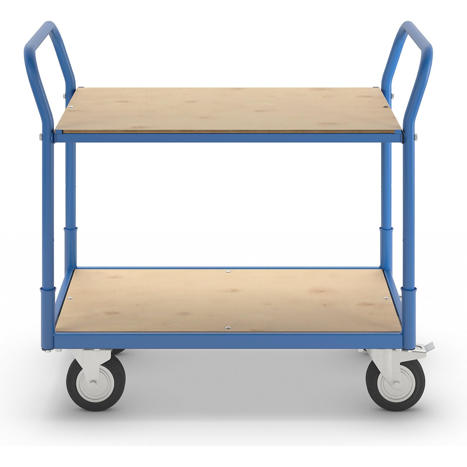 eurokraft | Tischwagen Flex | Tragfähigkeit 200 kg | 2 Etagen