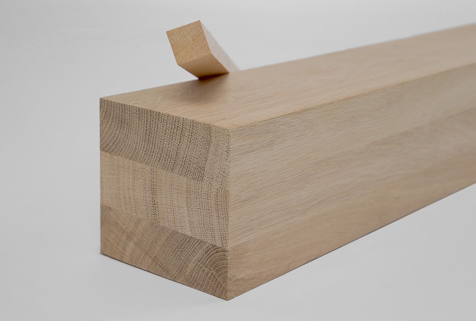 Leimholz - Eiche nach Mass - 120/120mm/350-1000 mm (120 x 120 x 650mm)