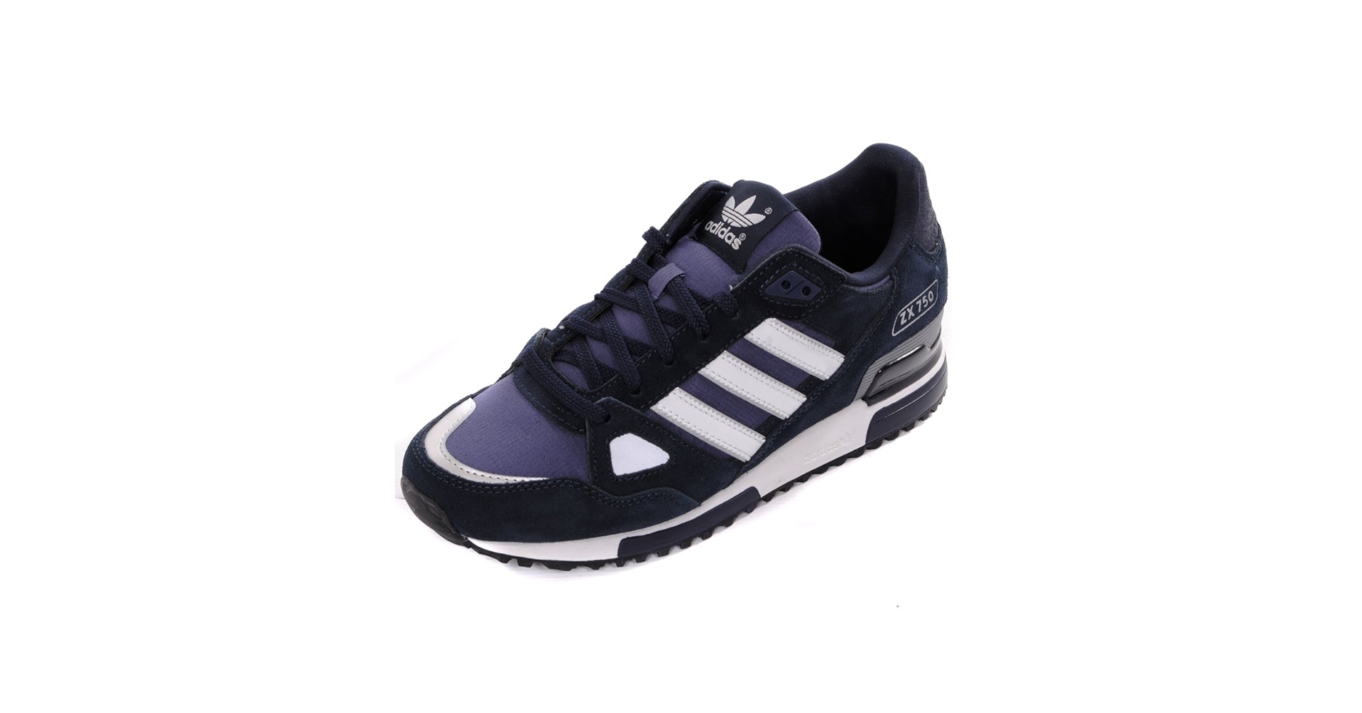 靴 A7500 Adidas Originals ZX 750 buty sportowe, granatowe/białe
